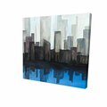 Fondo 32 x 32 in. View of A Blue City-Print on Canvas FO2792031